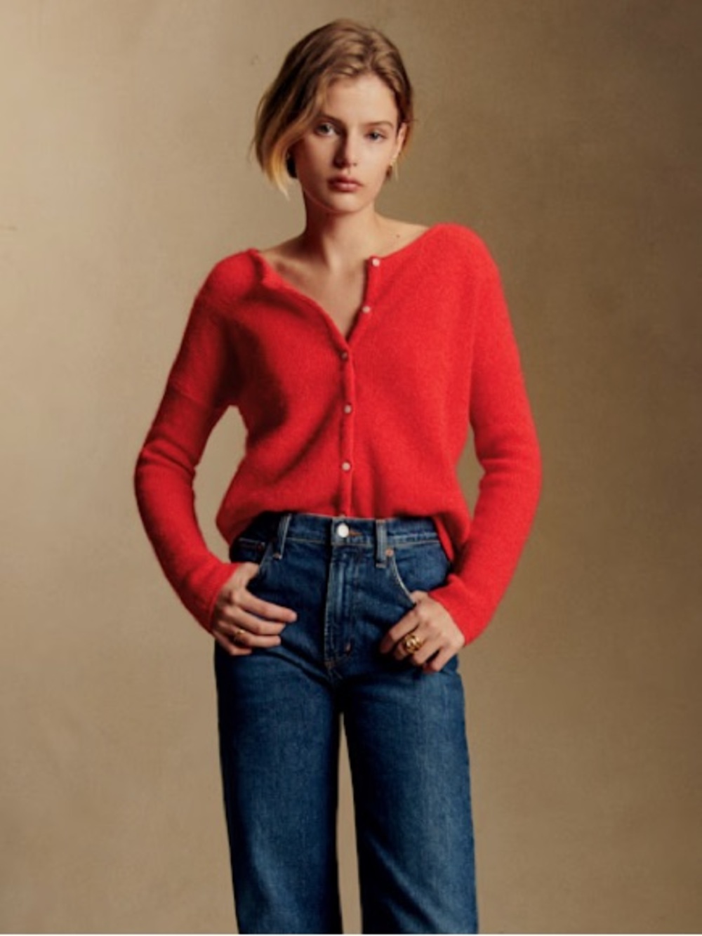 Sezane Red Gaspard. Small.